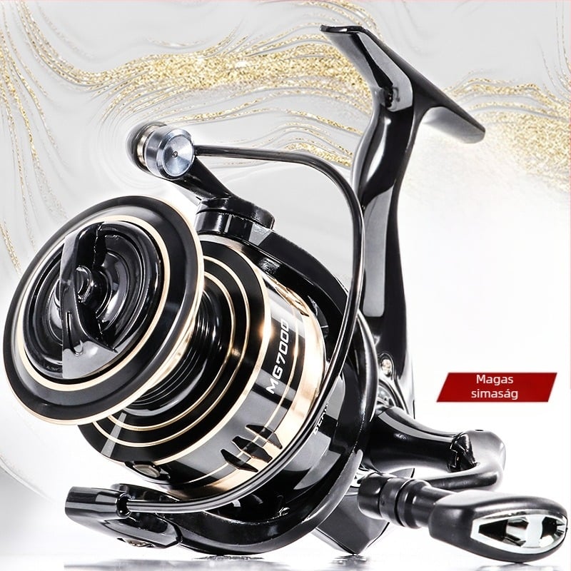 Teljesen fémből készült horgász orsó horgász orsó dobóbot horgászkerék forgó kerék horgászkerék tengeri pole kerék távirányítós dobókerék horgászfelszerelés nagykereskedelem