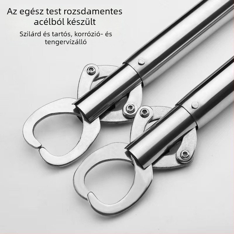 Új, kibővített rozsdamentes acél halszabályozó eszköz óriási tárgyak irányításához Luya csipesz halszabályozó csipesz ultrakönnyű, megerősített édesvízi