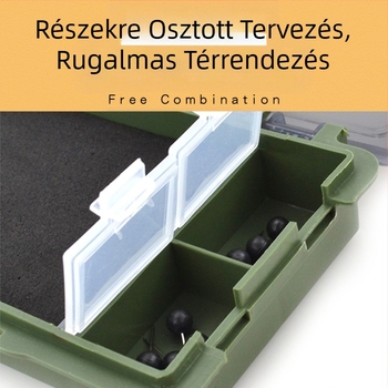 Határokon átnyúló európai stílusú hordozható, nagy teljesítményű lóhorgász csoportos tároló doboz, európai pontyhorgász csoportos kiegészítők, horgászfelszerelés-tároló doboz nagykereskedelem