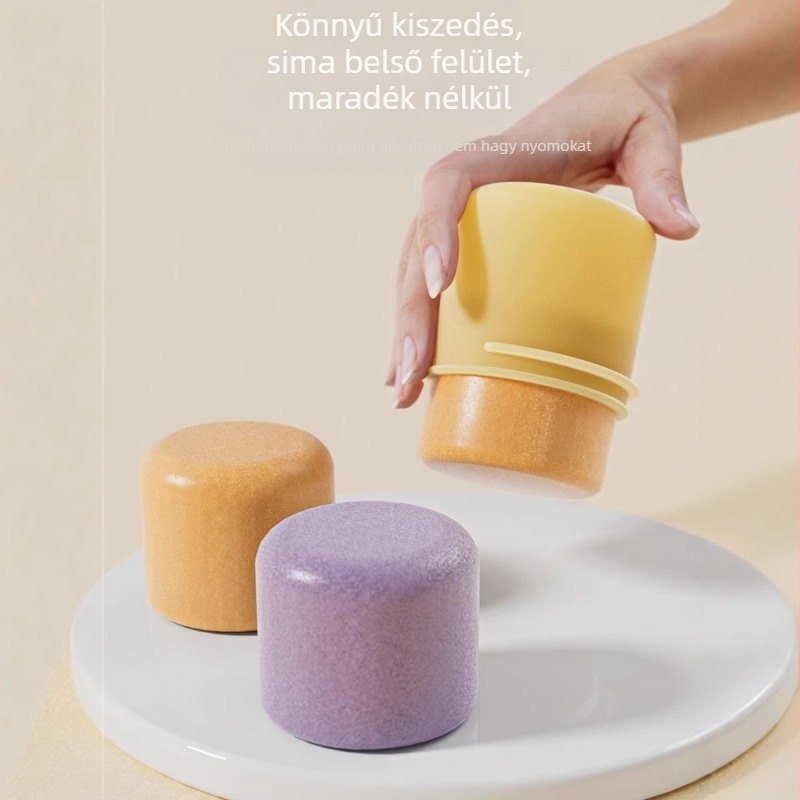 Szilikon eldobható szósztartó, étrend-kiegészítő doboz, bébiétel-tároló, gőzölőforma, étrend-kiegészítő tál, hordozható mártogatós