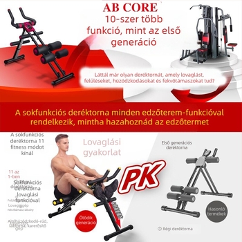 Thor márkájú hasmagasság-erősítő multifunkcionális derékápoló gép fitneszfelszerelés lusta hasi derékgyakorlat otthoni hasi fitneszfelszerelés