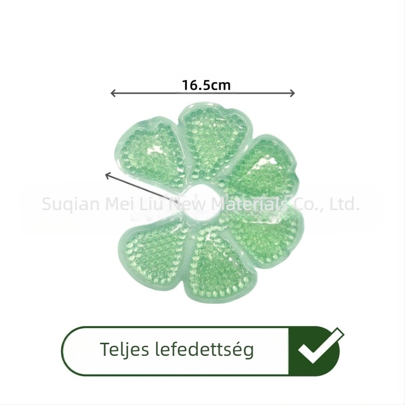 Meleg és hideg borogatás mellkasra Környezetbarát PVC gyöngyös mellkasi tapasz Meleg és hideg, kettős célú, hűsítő tej, fokozza a hideg és meleg borogatást, jeges borogatás, tejes tapasz