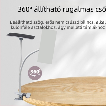 Fehér négyzet alakú kerek asztali visszapillantó tükör, számítógépes visszapillantó tükör, visszapillantó tükör megfigyelése személyes biztonság érdekében