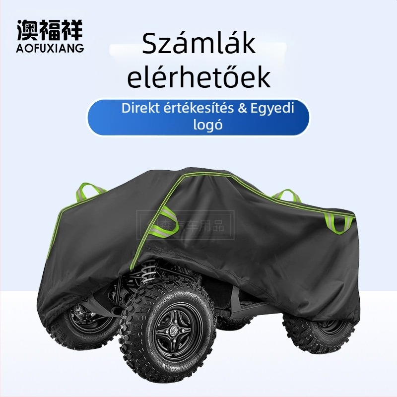 Határokon átnyúló, vastagított elektromos motorkerékpár strand autóhuzat porálló vízálló esőálló napálló Oxford szövet háromkerekű motorkerékpár ruhák