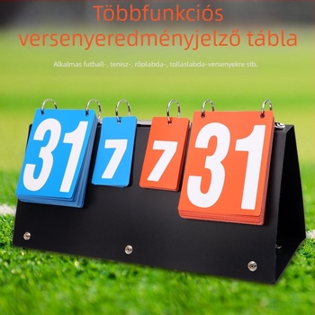 F501 eredményjelző négypozíciós felpattintható tábla többfunkciós felpattintható tábla kosárlabda tollaslabda nem szabványos fehér doboz felpattintható tábla