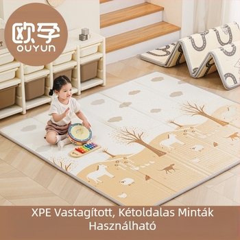 Baba mászószőnyeg vastagított gyermek nappali tanulási Xpe szőnyeg baba mászószőnyeg összecsukható modern egyszerű