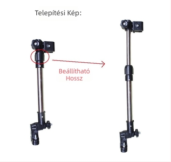 C Határokon átnyúló babakocsi napernyő univerzális UV-szűrős babakocsi napernyő napvédő esernyő autós tartó