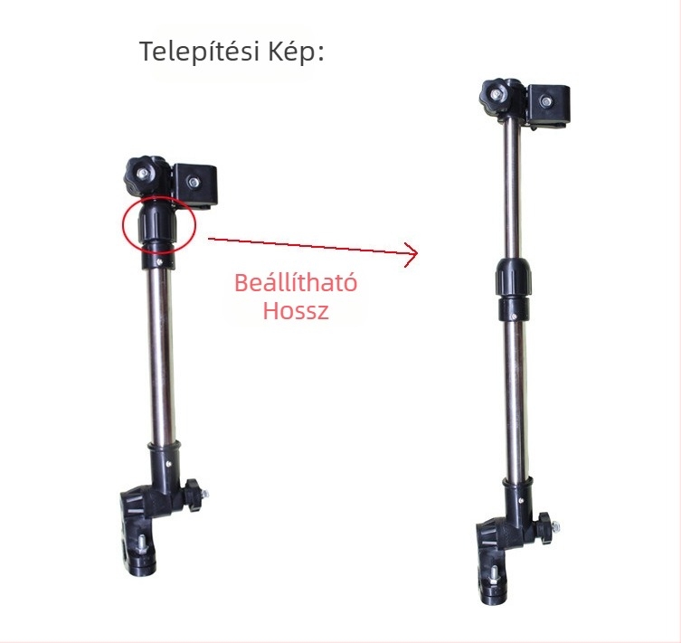 C Határokon átnyúló babakocsi napernyő univerzális UV-szűrős babakocsi napernyő napvédő esernyő autós tartó