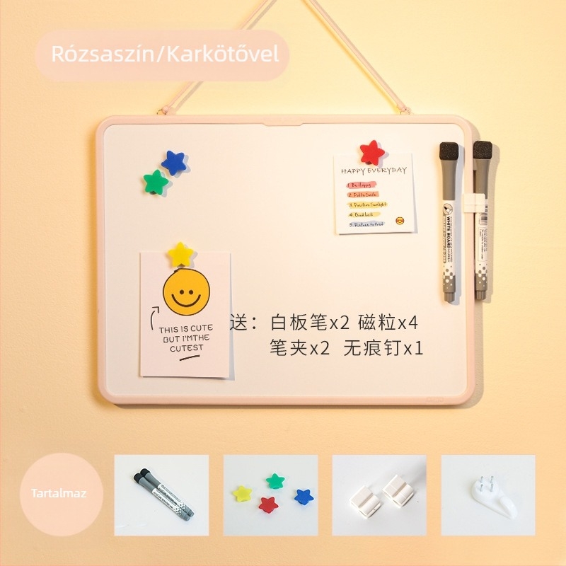 Funi Tanító Írótábla Törölhető Íróállvány Gyermek Háztartási Kétoldalas Tábla Mágneses Függesztett Asztali Kis Tábla