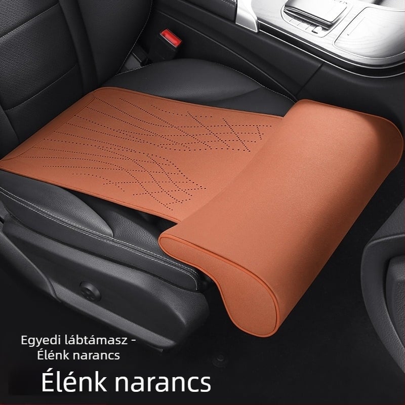Új autósülés-párna memóriahabos lábtartó velúr üléspárna lábtartó integrált fő vezetőülés és utasülés meghosszabbított párnája