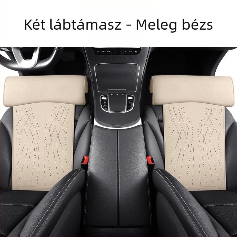 Új autósülés-párna memóriahabos lábtartó velúr üléspárna lábtartó integrált fő vezetőülés és utasülés meghosszabbított párnája