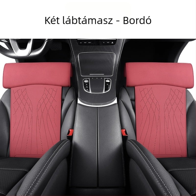 Új autósülés-párna memóriahabos lábtartó velúr üléspárna lábtartó integrált fő vezetőülés és utasülés meghosszabbított párnája