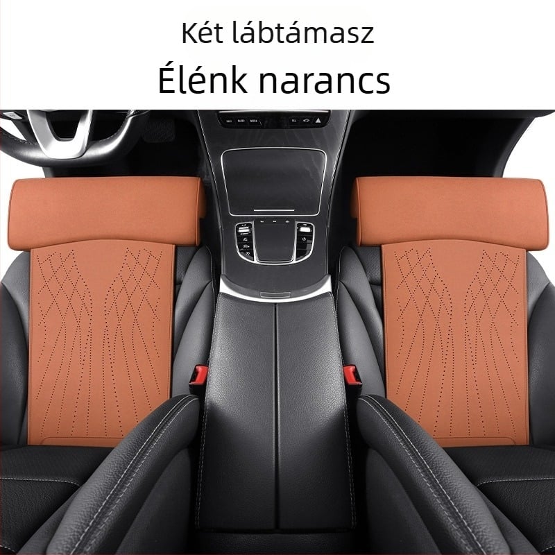 Új autósülés-párna memóriahabos lábtartó velúr üléspárna lábtartó integrált fő vezetőülés és utasülés meghosszabbított párnája