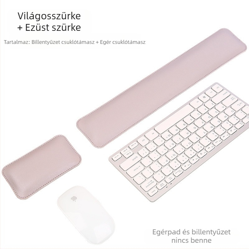 Határokon átnyúló, egyszínű, egyszerű bőr egérpad, extra nagy, puha csuklótámasz, billentyűzet, kéztámasz, számítógépasztal-pad, tétel