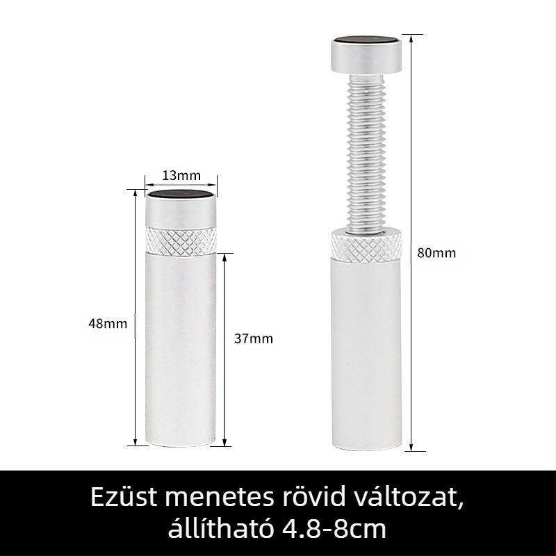 Grafikus kártya tartó jack tartókeret, teljes alumínium, fém, mágneses alj, ITX kisméretű ház, grafikus kártya tartó, hajlításgátló partner