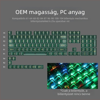 OEM Nagyon fehér márvány gömbkupak PC teljesen átlátszó Wooting piros átlátszó billentyűsapka 61 75 98 mechanikus billentyűzet sapka