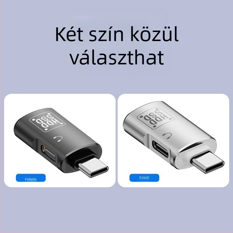 Alkalmas Apple mobiltelefon-adapterhez C típusú USB-ről kettő az egyben PD15W töltő-adatátviteli adapterhez