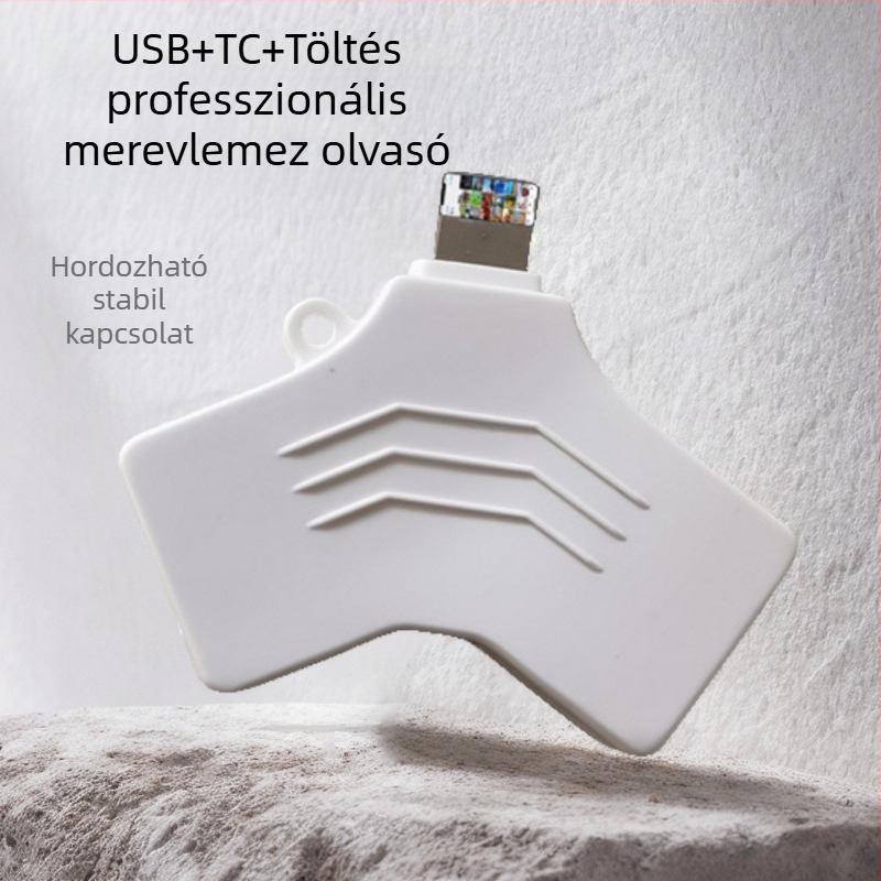 Alkalmas Apple mobiltelefon-adapterhez C típusú USB-ről kettő az egyben PD15W töltő-adatátviteli adapterhez