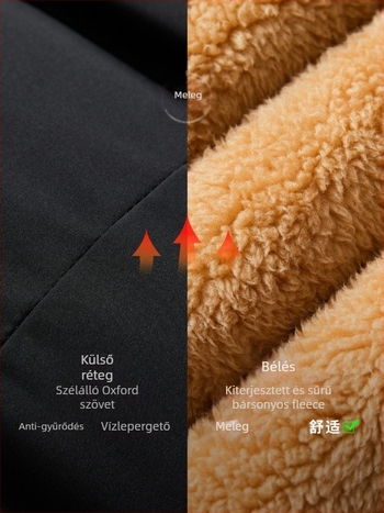 T757 plus size polár bélésű, vastagított, középhosszú, pamuttal bélelt férfi ruhák, plus size fat man plus fat man kabát, meleg, pamuttal bélelt dzseki