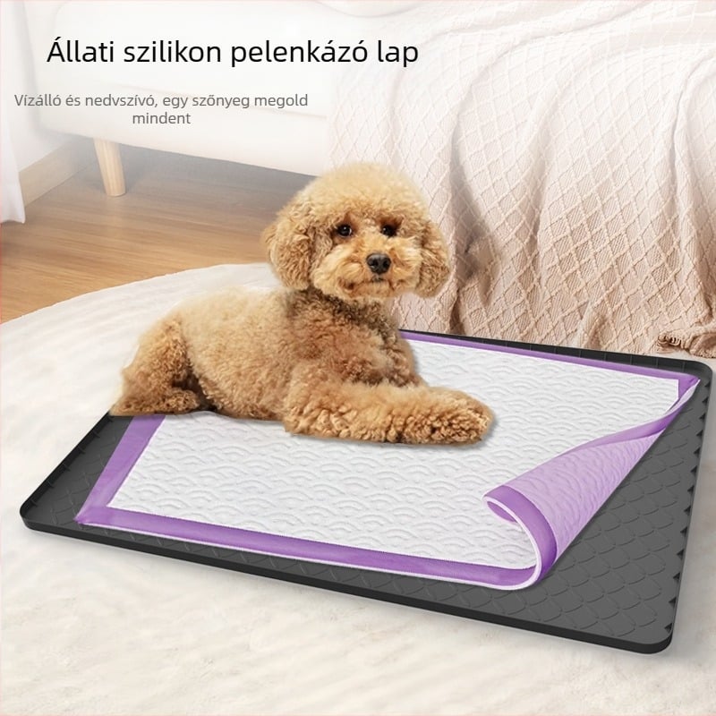 Szilikon kisállat pisipárnák, kutya pisipárnák, macska- és kutyapelenkák nyúlnak, macskaalom párnák, szilikon összecsukható kaki pisipárnák nagykereskedelemben