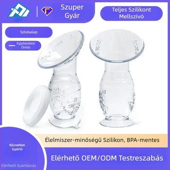 Spot 90ml szilikon mellszívó anyatejgyűjtő kézi mellszívó fejőeszköz szülés utáni kellékek tapadókoronggal
