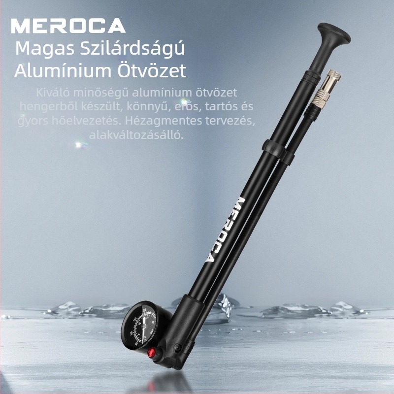 MEROCA lengéscsillapító nagynyomású pumpa kerékpár pneumatikus első villa hátsó hólyag hordozható légpumpa 300PSI