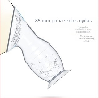 Új tejgyűjtő tapadókoronggal, teljes szilikon kézi mellszívó mellszívó anyatejgyűjtő szivárgó tej fejőgép