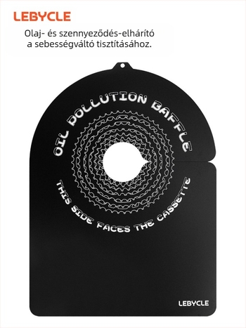 Le Baike tárcsa lerakódásgátló tábla hegyi kerékpár lánc lendkerék tisztítás olajvédelem fék terelőlap