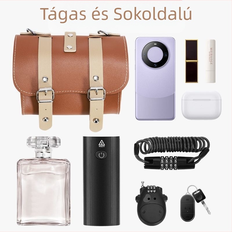 Új gyerek kerékpár elülső akasztós táska retro első táska általános autós táska összecsukható autós táska hátsó ülés táska lovas táska