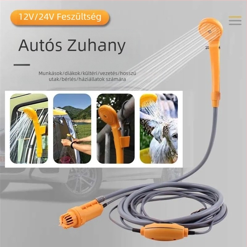 Autós kellékek autózuhany hordozható autózuhany kültéri kempingfürdő határokon átnyúló nagykereskedelem