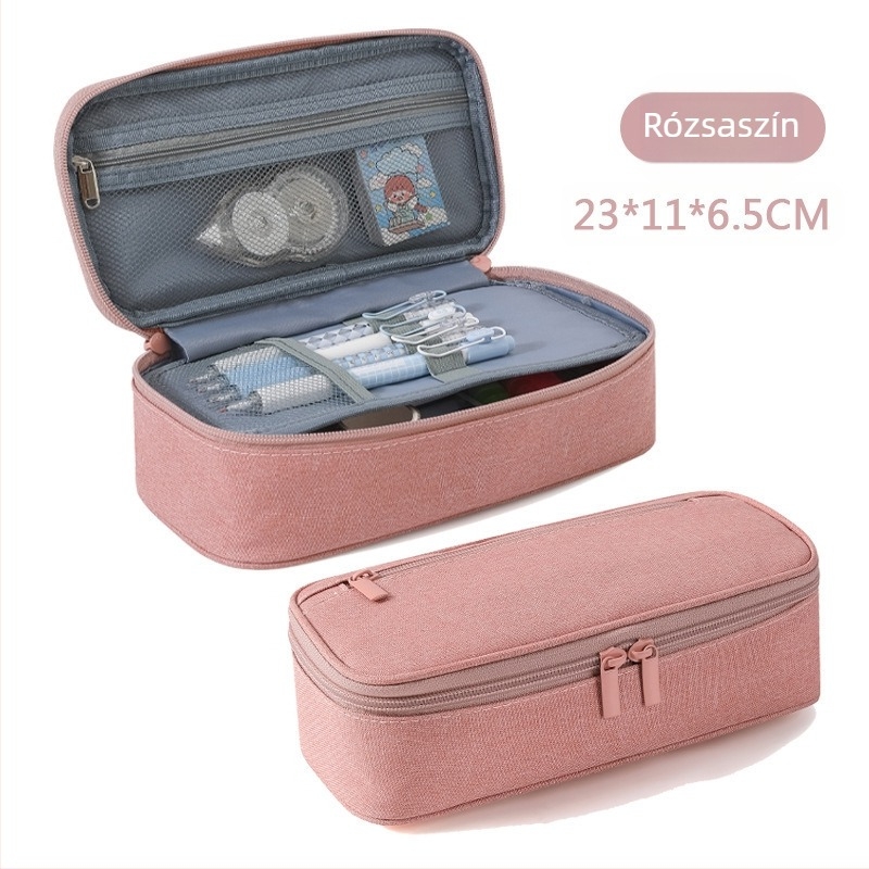 Tolltartó Több rekeszes tolltartó Hordozható tolltartó Irodai tolltartó Hordozható Egyedi nagy tolltartó Tárolótáska