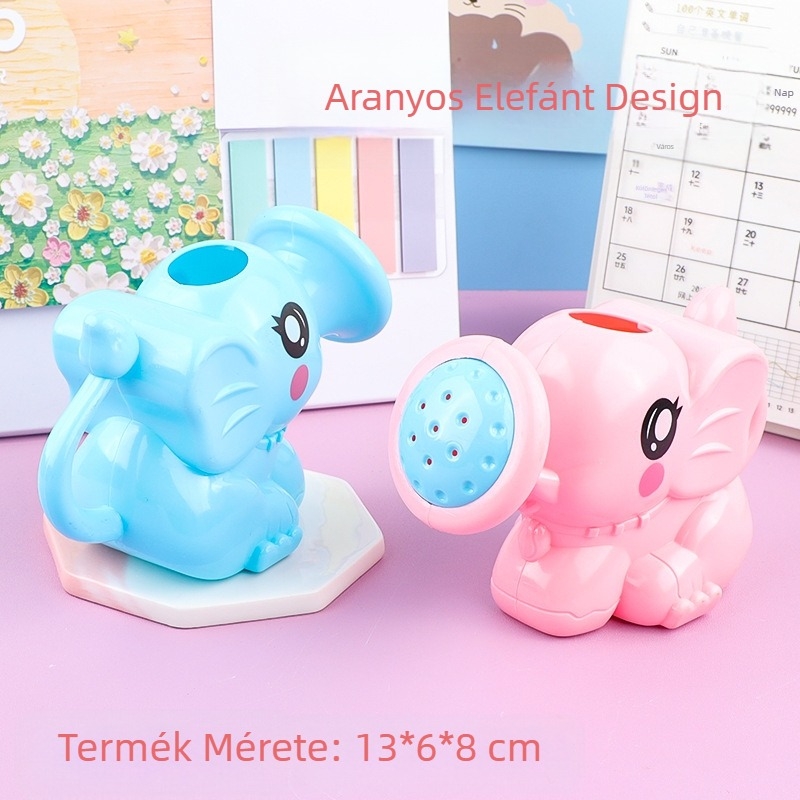 Kis elefánt zuhany baba fürdőjáték gyerek baba öntözőpalack fürdőspray sampon pohár vízjáték elefánt zuhany