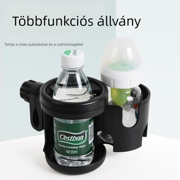 Határokon átnyúló Amazon babakocsi, kettő az egyben forgó pohártartó, biztonsági ülés, elektromos autós vizespalack, dupla pohártartó