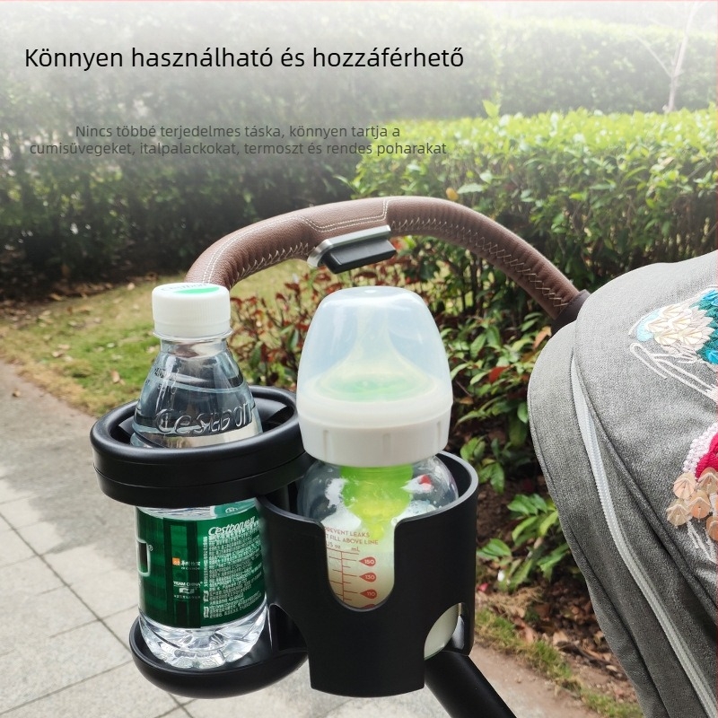 Határokon átnyúló Amazon babakocsi, kettő az egyben forgó pohártartó, biztonsági ülés, elektromos autós vizespalack, dupla pohártartó