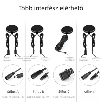 LED fénycsík érintős fényerő-szabályozó kézi szkennelés érzékelő vezérlő otthoni szekrény szekrény világítás kapcsoló nagykereskedelem