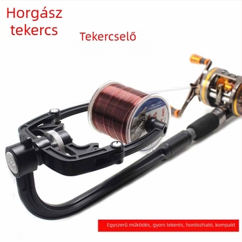Horgászzsinór tekercselő halkerék tekercselő horgászzsinór orsó tekercselő légyhorgászat tekercselő kötöző cérna eszköz