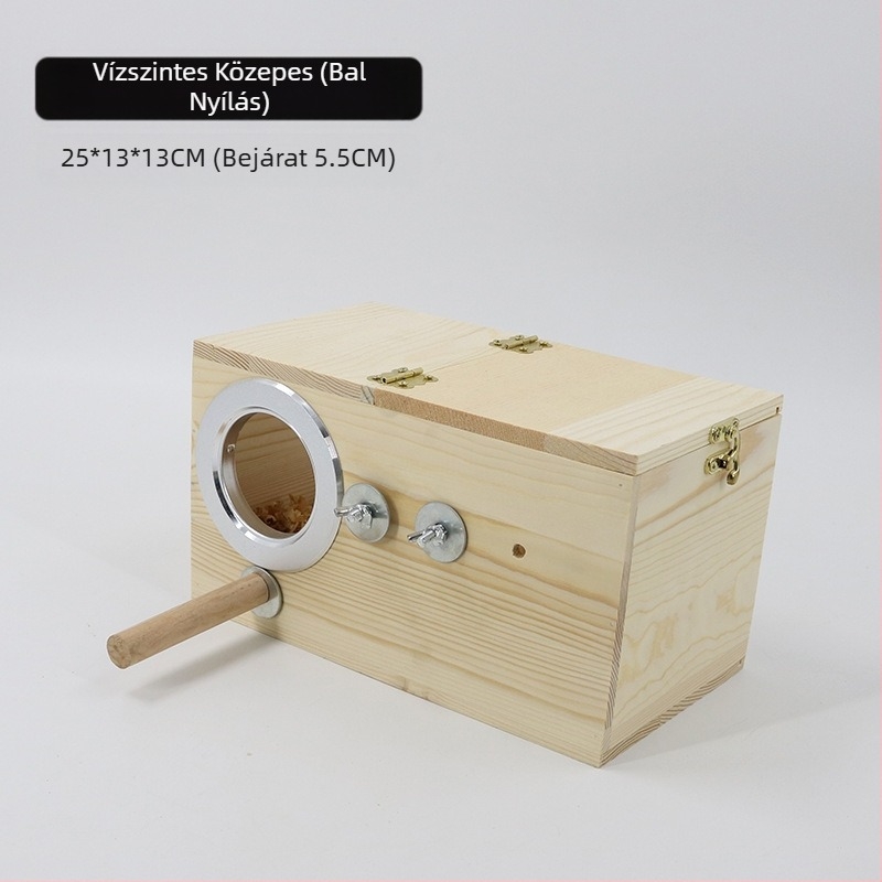 Akril Papagáj Tenyészdoboz, Átlátszó Tenyészdoboz, Madárfészek Tömör Fa, Madárfészek, Papagájfészek, Madárház, Tojásrakás