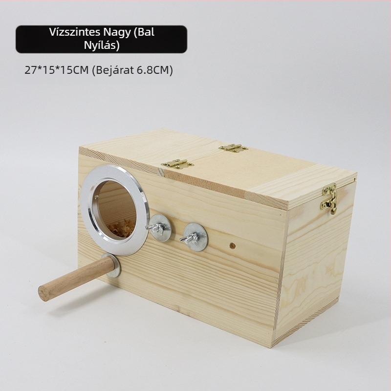 Akril Papagáj Tenyészdoboz, Átlátszó Tenyészdoboz, Madárfészek Tömör Fa, Madárfészek, Papagájfészek, Madárház, Tojásrakás