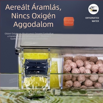 Akvárium szűrő víztisztító ciklus három az egyben búvárszivattyú teknős akvárium tetején szűrődoboz oxigéntermelés integrált csepegtető doboz