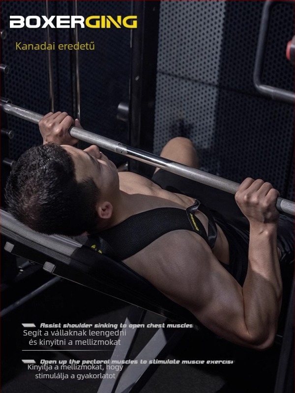 BOXERG Fitness Mély Válltoló Kerek Váll Edzéskorrekciós Műtárgytoló Mellkas Nyitott Váll Egyenes Hát Segédöv
