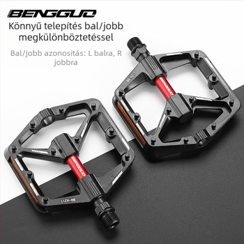 Kerékpárpedál országúti dupla DU alumínium ötvözet pedál kültéri csúszásgátló szélesítő hegyi kerékpár pedál országúti kerékpár