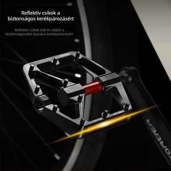 Kerékpárpedál országúti dupla DU alumínium ötvözet pedál kültéri csúszásgátló szélesítő hegyi kerékpár pedál országúti kerékpár