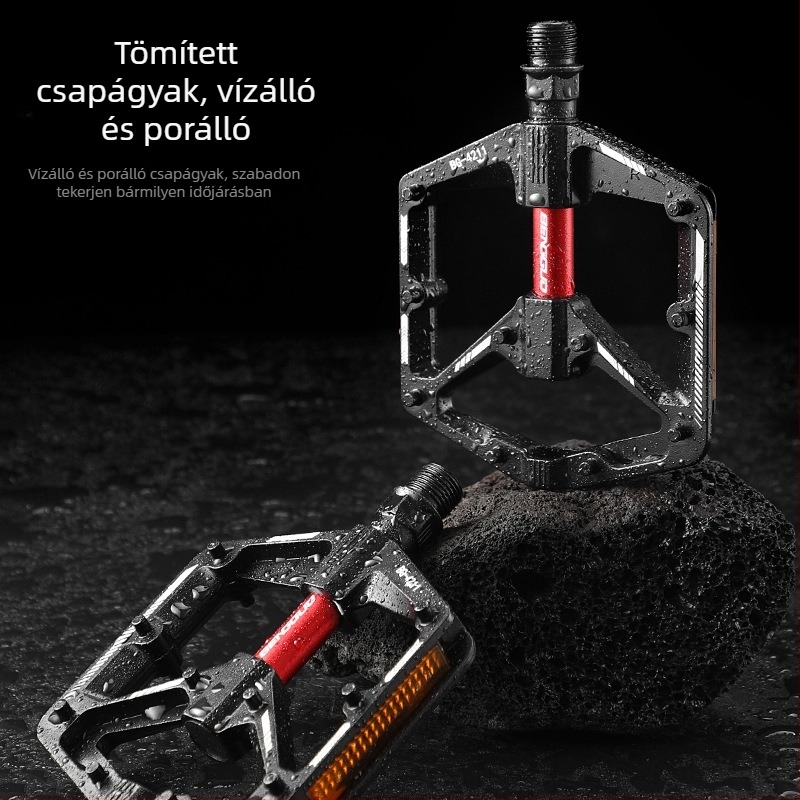 Kerékpárpedál országúti dupla DU alumínium ötvözet pedál kültéri csúszásgátló szélesítő hegyi kerékpár pedál országúti kerékpár