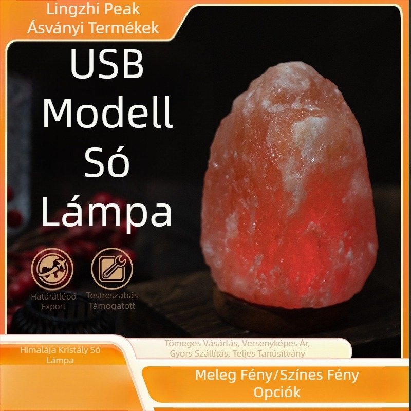Gyártó Nagykereskedelmi Ásványi Só Lámpa Himalájai Rózsasó Kreatív Éjszakai Fény Díszek Európai Lámpák Egészséges Szemvédelem