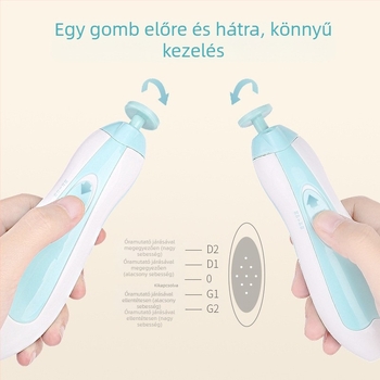 Manna újszülött baba körömcsiszoló baba körömvágó manikűrcsiszoló csendes csendes elektromos körömcsiszoló