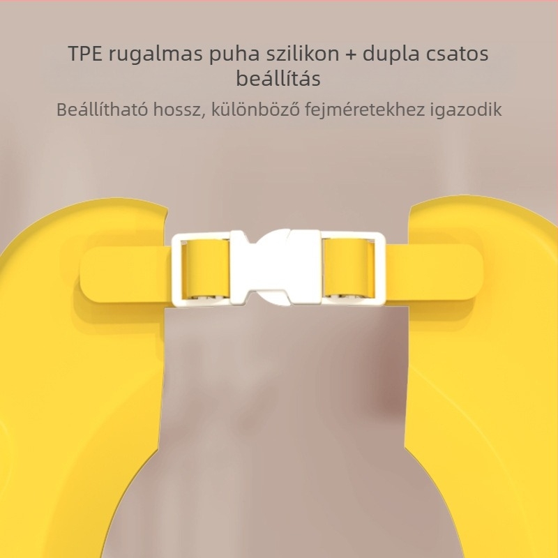 Baba sampon műtárgy szilikon gyermek fülvédő zuhanysapka állítható baba baba zuhany vízálló sapka sampon sapka