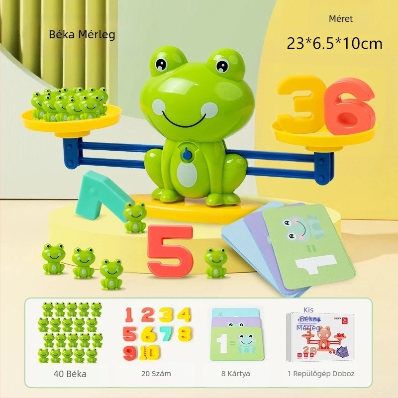 Gyermekek digitális béka egyensúly korai nevelési játék játék intelligencia fejlesztés baba kognitív logika gondolkodás tréning