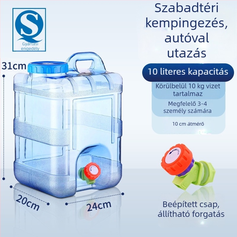 Meichu (maxcook) Pure Bucket Square Bucket Ivóvödör Csapteleppel Önvezető Túratáska Kültéri