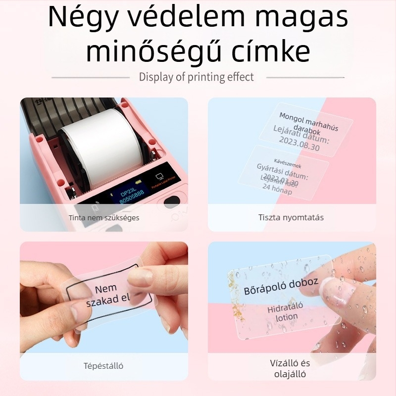 Detongningyou átlátszó címke kozmetikai tanúsítvány névmatrica nappali konyha öntapadós átlátszó címke