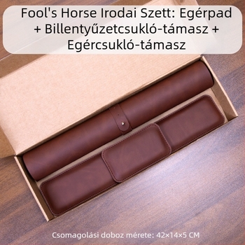 Őrült lómintás egérpad, egér csuklótámasz, billentyűzet kéztámasz, háromrészes készlet, bőr csuklótámasz, memóriahabos kéztámasz, csuklótámasz